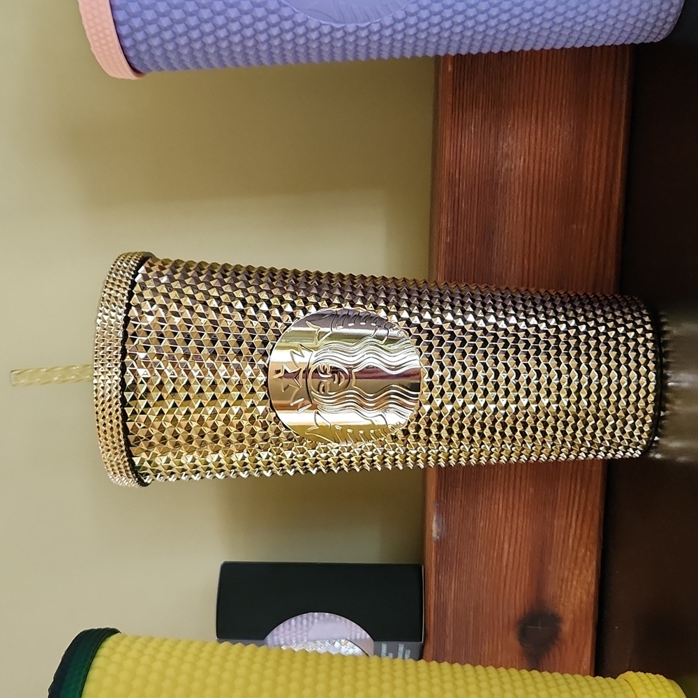 Starbucks Studded Gold